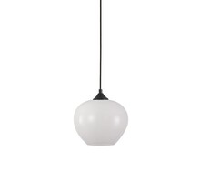 LED Pendelleuchte Windsor 24 cm – Glas, Aluminium, höhenverstellbar, E27 Fassung bis 40 W, dimmbar