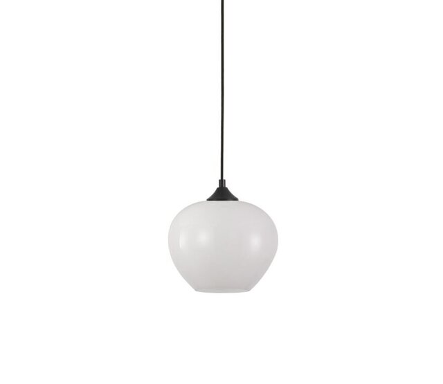 LED Pendelleuchte Windsor 24 cm – Glas, Aluminium, höhenverstellbar, E27 Fassung bis 40 W, dimmbar