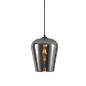 LED Pendelleuchte „Tombo 23“ – Dimmbar, E27-Fassung, Höhenverstellbar, in Amber, Grau und Titan