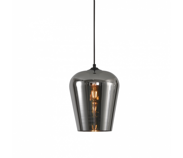 LED Pendelleuchte „Tombo 23“ – Dimmbar, E27-Fassung, Höhenverstellbar, in Amber, Grau und Titan