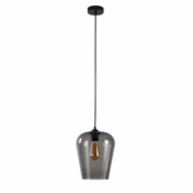 LED Pendelleuchte „Tombo 23“ – Dimmbar, E27-Fassung, Höhenverstellbar, in Amber, Grau und Titan