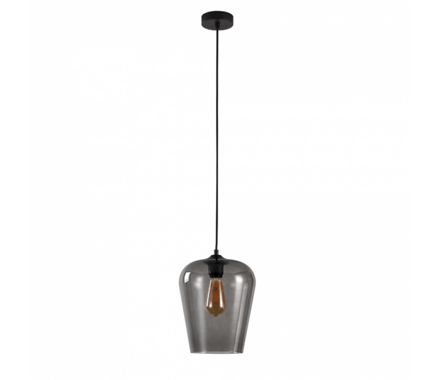 LED Pendelleuchte „Tombo 23“ – Dimmbar, E27-Fassung, Höhenverstellbar, in Amber, Grau und Titan