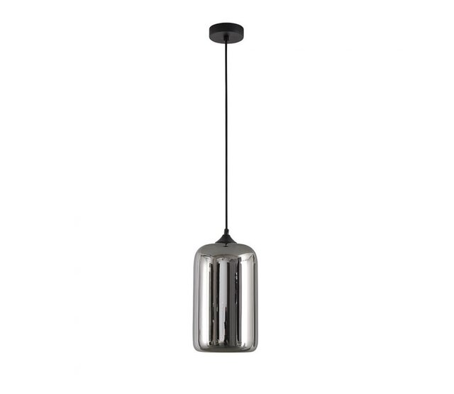 LED Pendelleuchte Botany – Dimmbar, Höhenverstellbar, E27-Fassung, Aluminium & Glas, in Amber, Grau und Titan