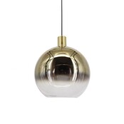 LED Pendelleuchte „Rosario“ – Dimmbar, E27-Fassung, Höhenverstellbar, 3 Größen, 2 Glas-/Metallkombinationen