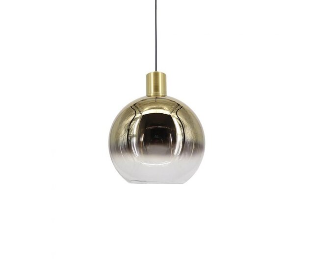 LED Pendelleuchte „Rosario“ – Dimmbar, E27-Fassung, Höhenverstellbar, 3 Größen, 2 Glas-/Metallkombinationen