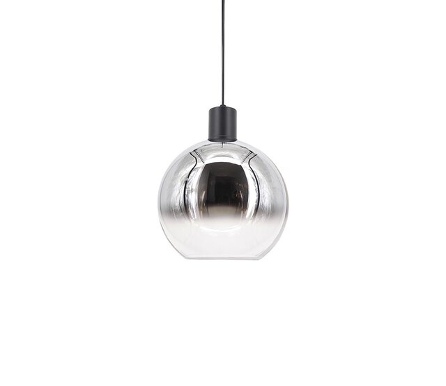 LED Pendelleuchte „Rosario“ – Dimmbar, E27-Fassung, Höhenverstellbar, 3 Größen, 2 Glas-/Metallkombinationen
