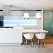 LED Pendelleuchte „Santiago“ – Dimmbar, E27, Höhenverstellbar, in 5 Farbvarianten