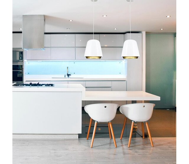 LED Pendelleuchte „Santiago“ – Dimmbar, E27, Höhenverstellbar, in 5 Farbvarianten