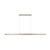 LED Pendelleuchte „Kondora“ – integrierte 30W LED, 3300 lm, dimmbar, höhenverstellbar, 120 cm, Aluminium oder Schwarz