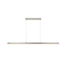 LED Pendelleuchte „Kondora“ – integrierte 30W LED, 3300 lm, dimmbar, höhenverstellbar, 120 cm, Aluminium oder Schwarz