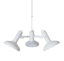 LED Pendelleuchte „Vectro“ – 3-flammig, dimmbar, höhenverstellbar, mit E27-Fassung, Weiß oder Schwarz