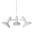 Artdelight LED Pendelleuchte „Vectro“ – 3-flammig, dimmbar, höhenverstellbar, mit E27-Fassung, Weiß oder Schwarz