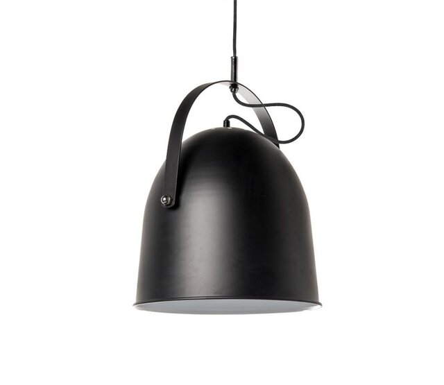 LED Pendelleuchte „Cooper“ – Dimmbar, E27-Fassung, Höhenverstellbar, aus Stahl in Weiß oder Schwarz