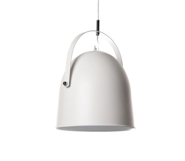 LED Pendelleuchte „Cooper“ – Dimmbar, E27-Fassung, Höhenverstellbar, aus Stahl in Weiß oder Schwarz