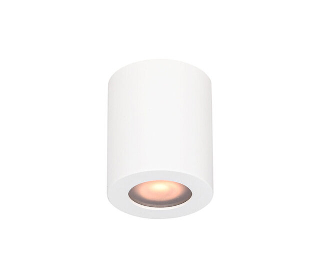 LED Aufbauspot „Redondo“ – Dimmbar, GU10-Fassung, IP54, für Innenräume und Badezimmer, Aluminium, Weiß oder Schwarz