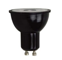 GU10 LED Spot Schwarz – LED Leuchtmittel 7W, 2700K Warmweiß, 520lm, CRI80, nicht dimmbar
