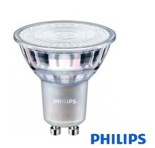 Philips GU10 LED Spot in Silber – Dimmbar, 4,8W, 2700K, 355lm, CRI80