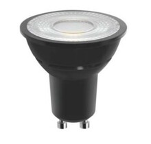 GU10 LED Spot Schwarz – Dimmbar, 7W, 2700K, 730lm, CRI 80, Energieklasse E