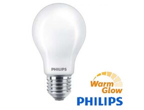 E27 LED-Leuchtmittel 5,9W mit Dimm-To-Warm-Funktion 2700K–2200K, 806 lm, dimmbar