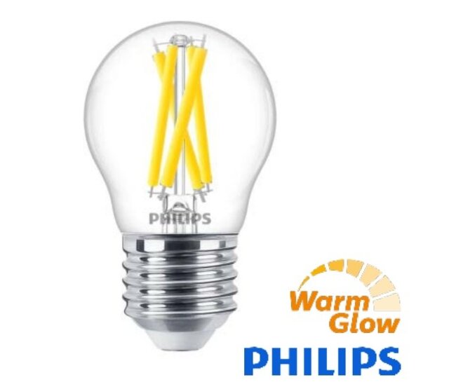LED Leuchtmittel E27 5,9W Mini Dimm-To-Warm 2700K–2200K 806lm dimmbar – Energieklasse D