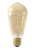 E27 LED ST64 Gold, 3,8 W, 2100 K, dimmbar