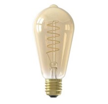 E27 LED ST64 Gold, 3,8 W, 2100 K, dimmbar