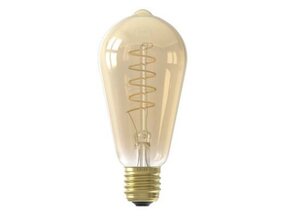 E27 LED ST64 Gold, 3,8 W, 2100 K, dimmbar