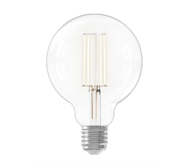 E27 LED G80, 3,5 W, 2300 K, 250 lm, dimmbar