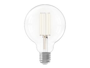 E27 LED G95, 4,5 W, 2300 K, 470 lm, dimmbar