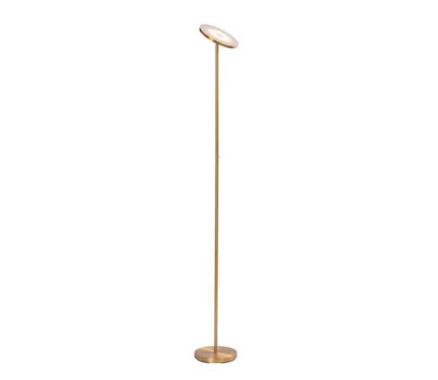 LED Stehleuchte Uplighter Novara in Bronzefinish, integrierte LED 18W, 1930lm, dimmbar, 2700K, CRI80, IP20, Klasse II, Aluminium, 24×24×180cm