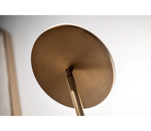 LED Stehleuchte Uplighter Novara in Bronzefinish, integrierte LED 18W, 1930lm, dimmbar, 2700K, CRI80, IP20, Klasse II, Aluminium, 24×24×180cm