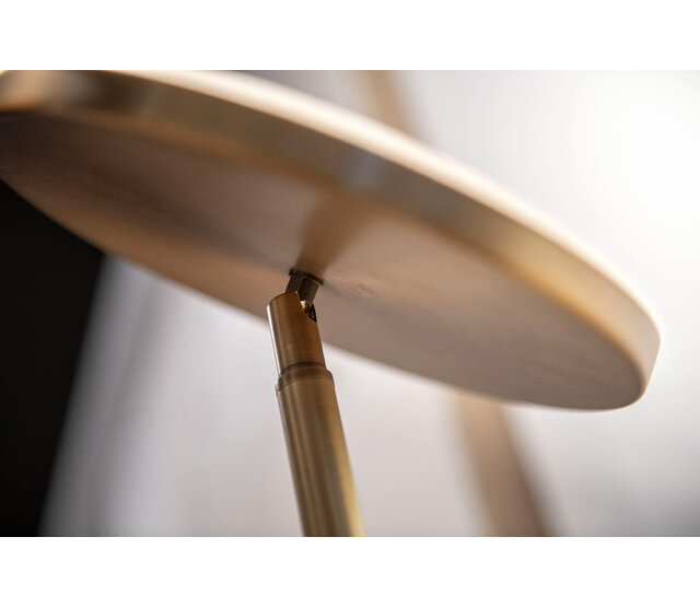 LED Stehleuchte Uplighter Novara in Bronzefinish, integrierte LED 18W, 1930lm, dimmbar, 2700K, CRI80, IP20, Klasse II, Aluminium, 24×24×180cm