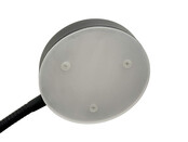 RIVA LED-Deckenfluter mit Leselampe, Schwarz, 30 W + 6 W