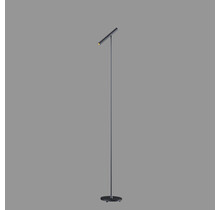 LED Stehleuchte Kansas, integrierte LED 6W, dimmbar, 2700K, 720lm, CRI90, IP20, Klasse I, Aluminium, 25×20×140cm – erhältlich in Schwarz, Schwarz/Bronze, Schwarz/Champagne und Schwarz/Warm Gold