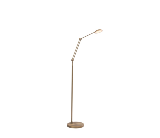 LED Stehleuchte Palermo, dim-to-warm (2200K–3000K), integrierte LED 10W, 1180lm, dimmbar, CRI80, IP20, Klasse II, Aluminium, 26×26×134,5cm – erhältlich in Antikbronze, Bronze und Schwarz