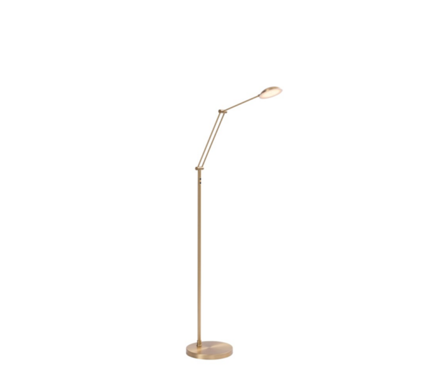 LED Stehleuchte Palermo, dim-to-warm (2200K–3000K), integrierte LED 10W, 1180lm, dimmbar, CRI80, IP20, Klasse II, Aluminium, 26×26×134,5cm – erhältlich in Antikbronze, Bronze und Schwarz