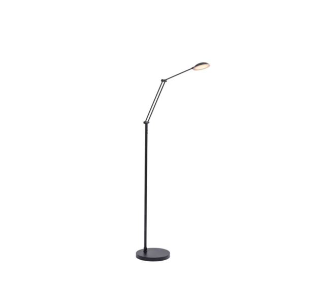 LED Stehleuchte Palermo, dim-to-warm (2200K–3000K), integrierte LED 10W, 1180lm, dimmbar, CRI80, IP20, Klasse II, Aluminium, 26×26×134,5cm – erhältlich in Antikbronze, Bronze und Schwarz