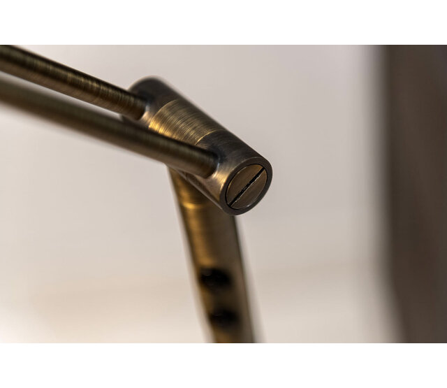 LED Stehleuchte Palermo, dim-to-warm (2200K–3000K), integrierte LED 10W, 1180lm, dimmbar, CRI80, IP20, Klasse II, Aluminium, 26×26×134,5cm – erhältlich in Antikbronze, Bronze und Schwarz