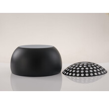 Lampenschirm aus Metall in Schwarz für Bogenlampe Bogota, passend für E27-Fassung, modernes Design, hochwertiges Zubehör