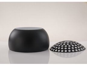 Metall-Lampenschirm für Bogenlampe Bogota – Schwarz