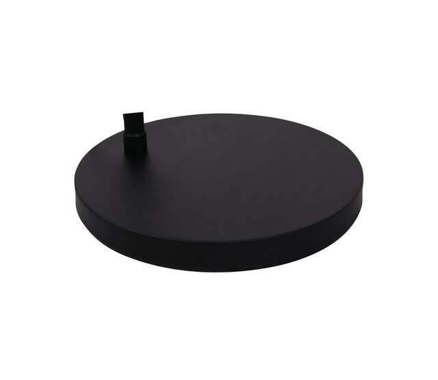 BOGOTA Bogenlampe E27 Schwarz, Marmorfuß, ohne Schirm