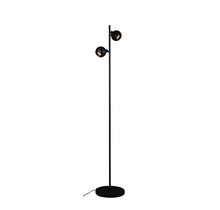 BOLERO 2 Stehleuchte Schwarz, 2 × GU10, 150 cm