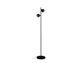 BOLERO 2 Stehleuchte Schwarz, 2 × GU10, 150 cm