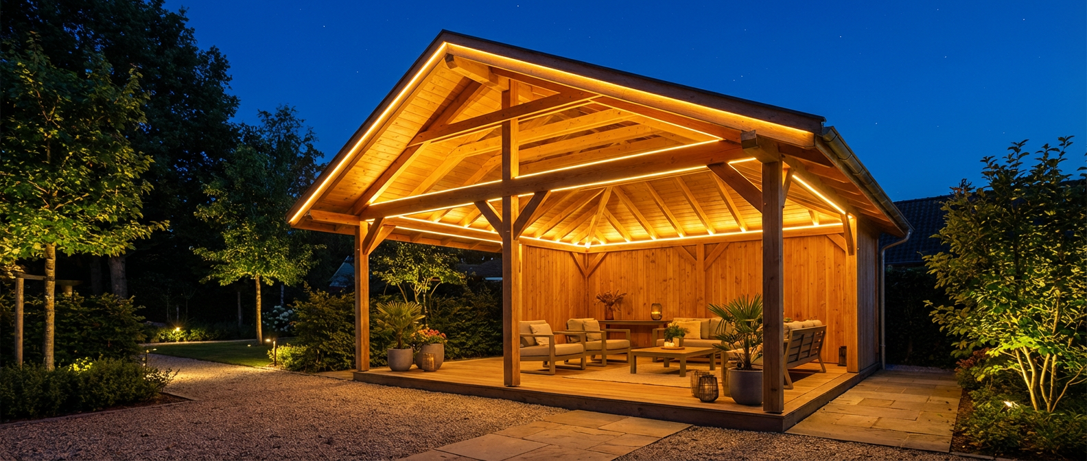 LED-Beleuchtung Pavillon