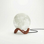LED Tischleuchte Luna Glow – USB LED Mondlampe, integrierte LED 3W, 240lm, warmweiß bis kaltweiß (2700K–6500K), dekoratives Stimmungslicht für Innenräume