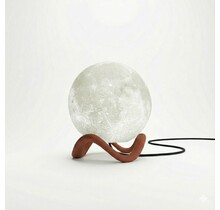 LED Tischleuchte Luna Glow – USB LED Mondlampe, integrierte LED 3W, 240lm, warmweiß bis kaltweiß (2700K–6500K), dekoratives Stimmungslicht für Innenräume