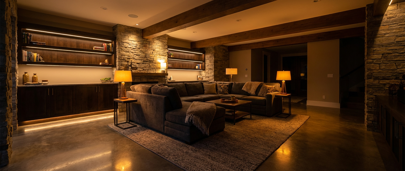 LED-Beleuchtung Keller