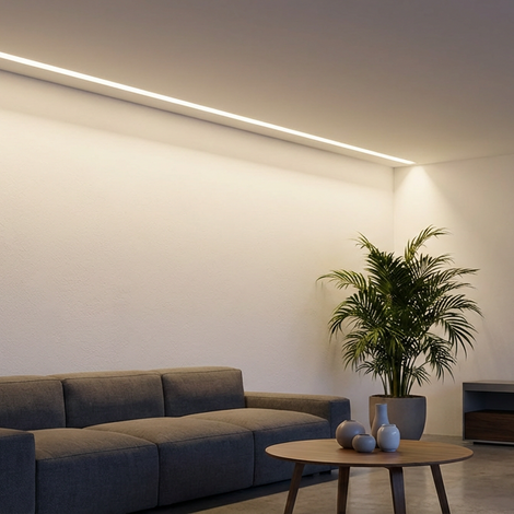 LED-Trockenbauprofil Schattenfuge