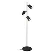 Artdelight MEGANO 3 Stehleuchte, 3 × GU10, Schwarz