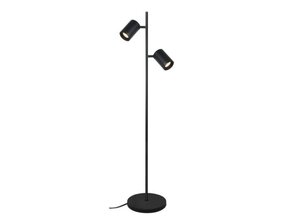Artdelight MEGANO 2 Stehleuchte, 2 × GU10, Schwarz